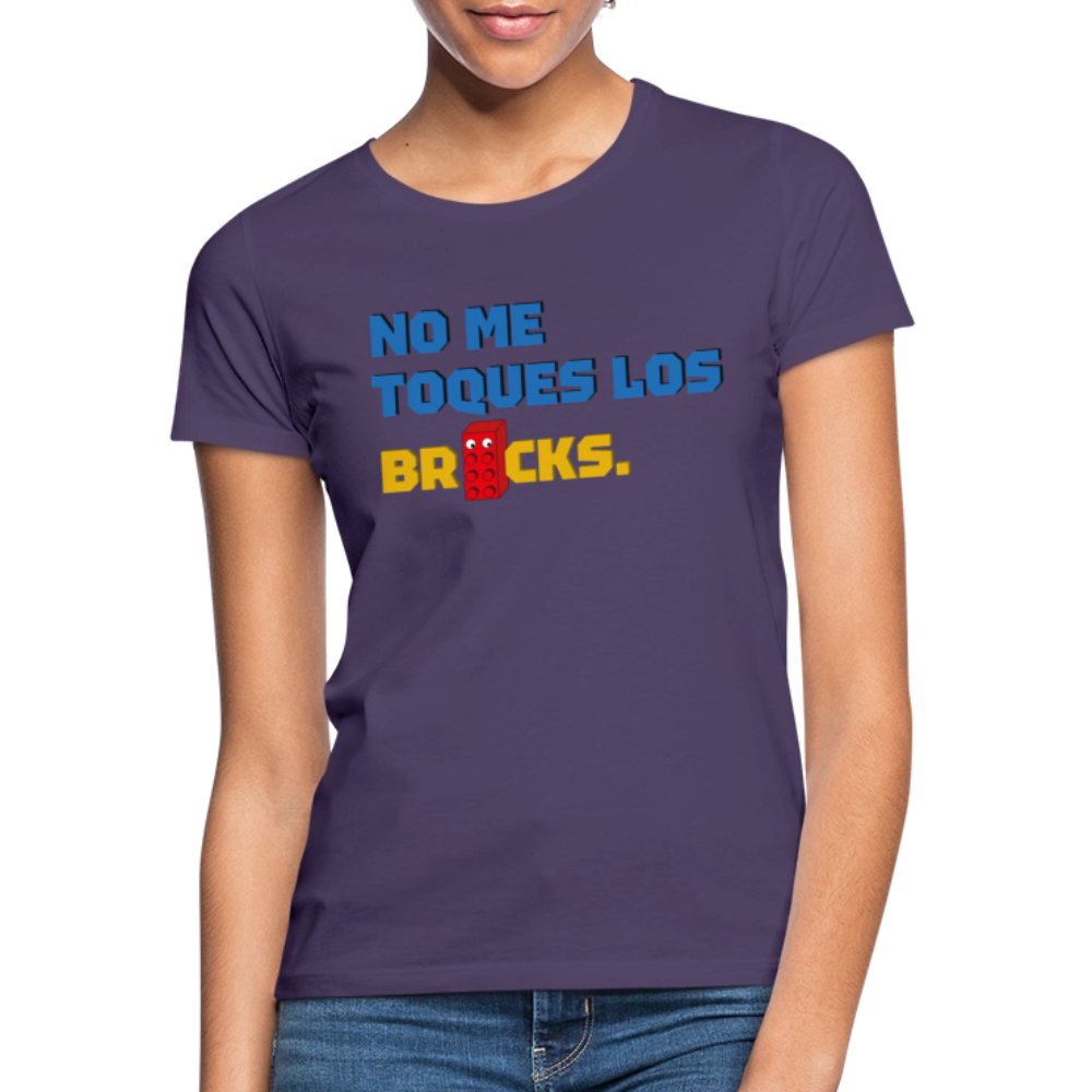 No me toques los bricks Women's T-Shirt - dark purple