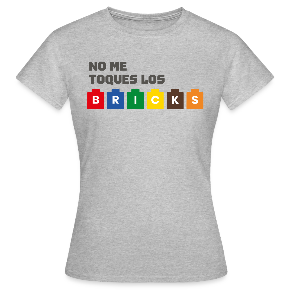 No me toques los bricks V2 Women's T-Shirt - heather grey