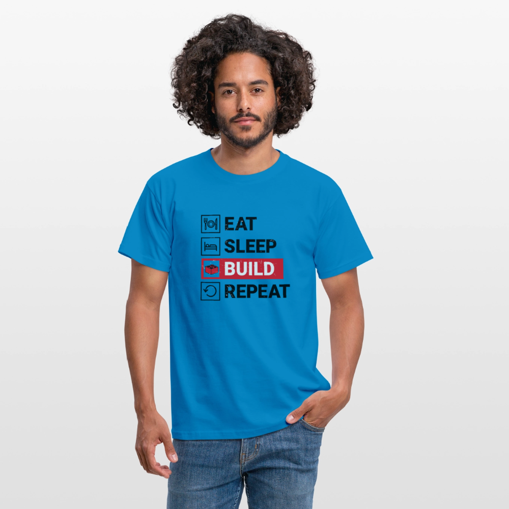Eat...Repeat Men's T-Shirt - royal blue