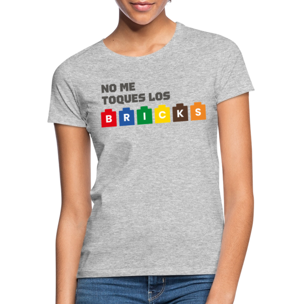 No me toques los bricks V2 Women's T-Shirt - heather grey