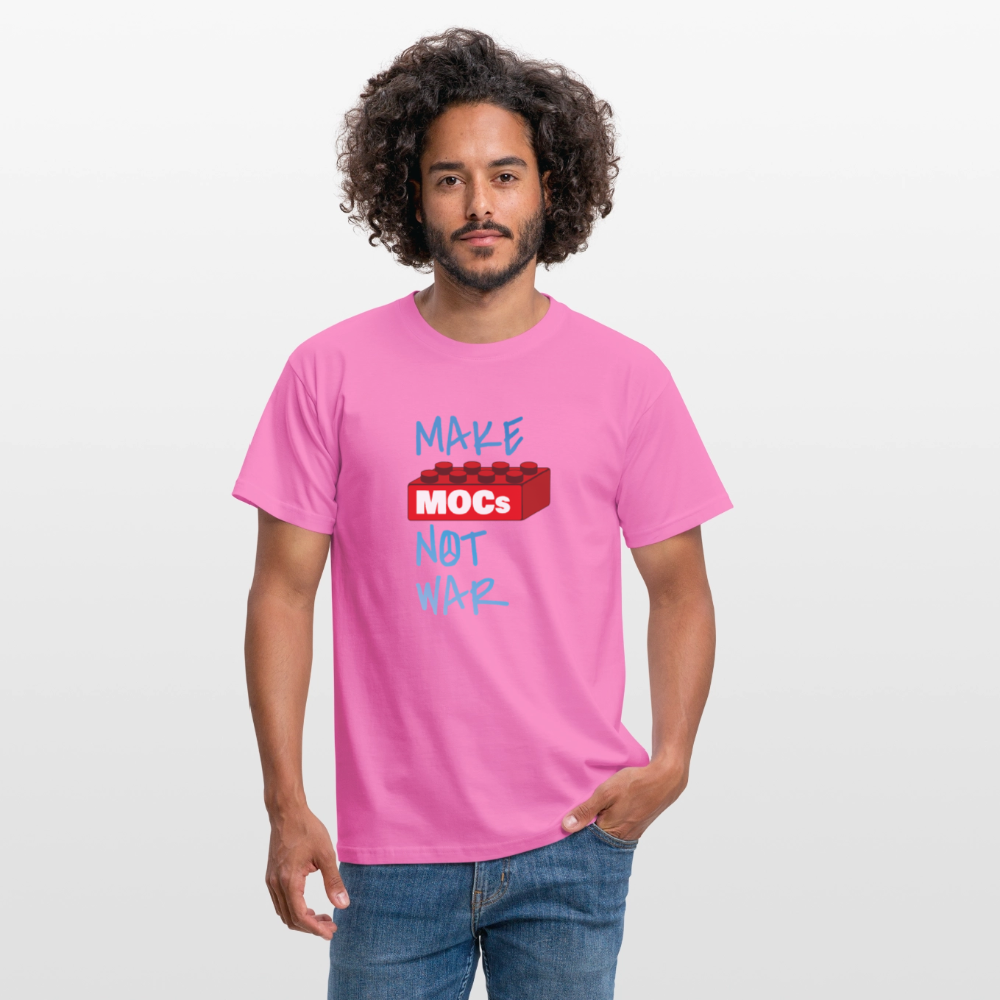 Make MOCs Not War Men's T-Shirt - pink