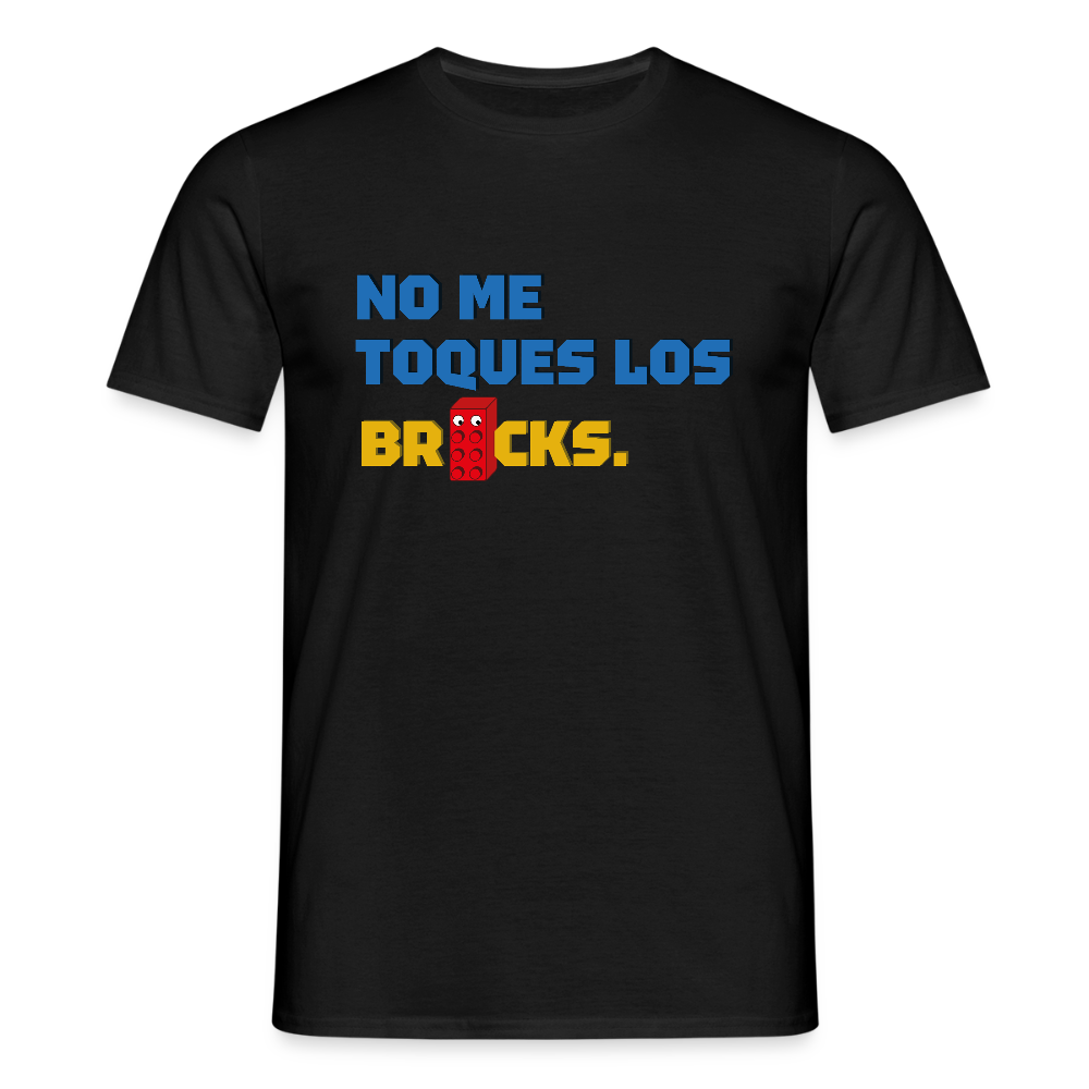 No me toques los bricks Men's T-Shirt - black