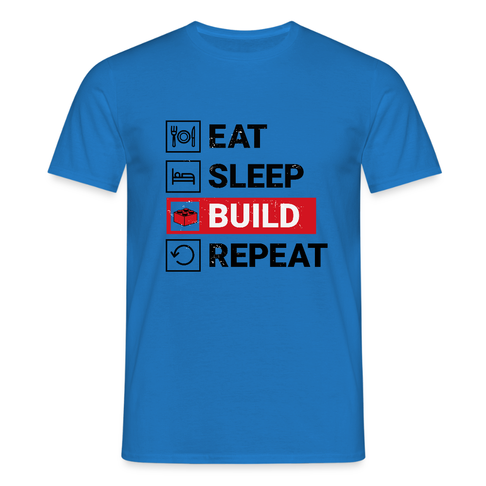 Eat...Repeat Men's T-Shirt - royal blue