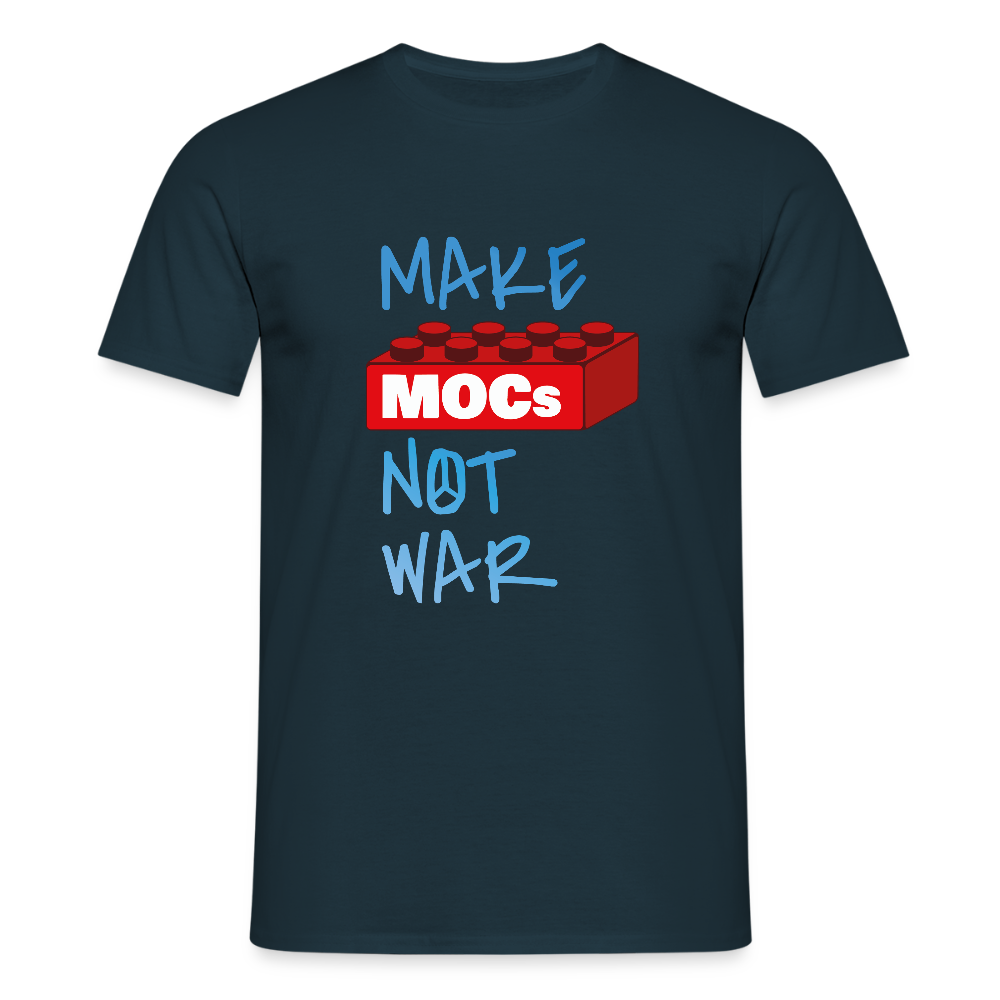 Make MOCs Not War Men's T-Shirt - navy