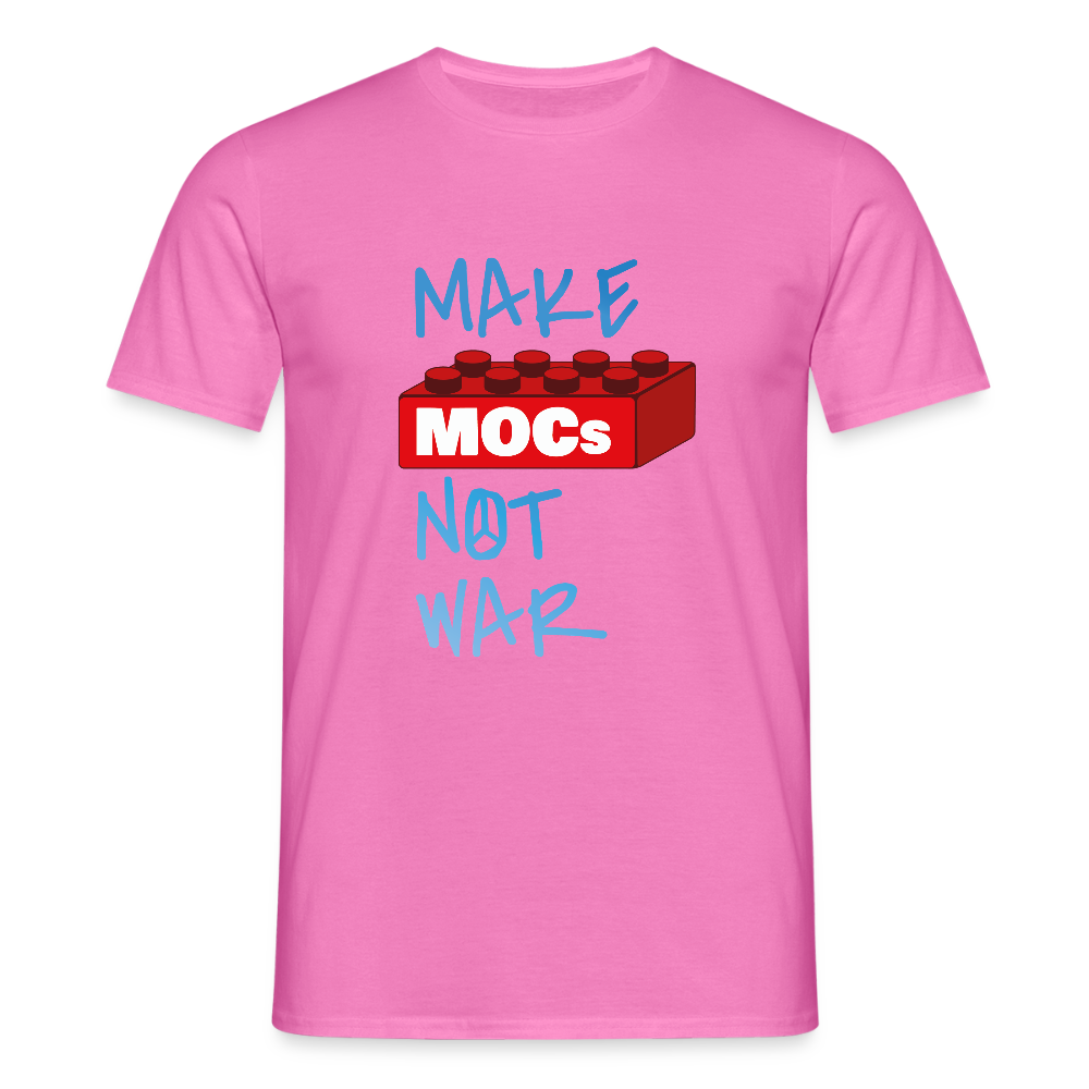 Make MOCs Not War Men's T-Shirt - pink