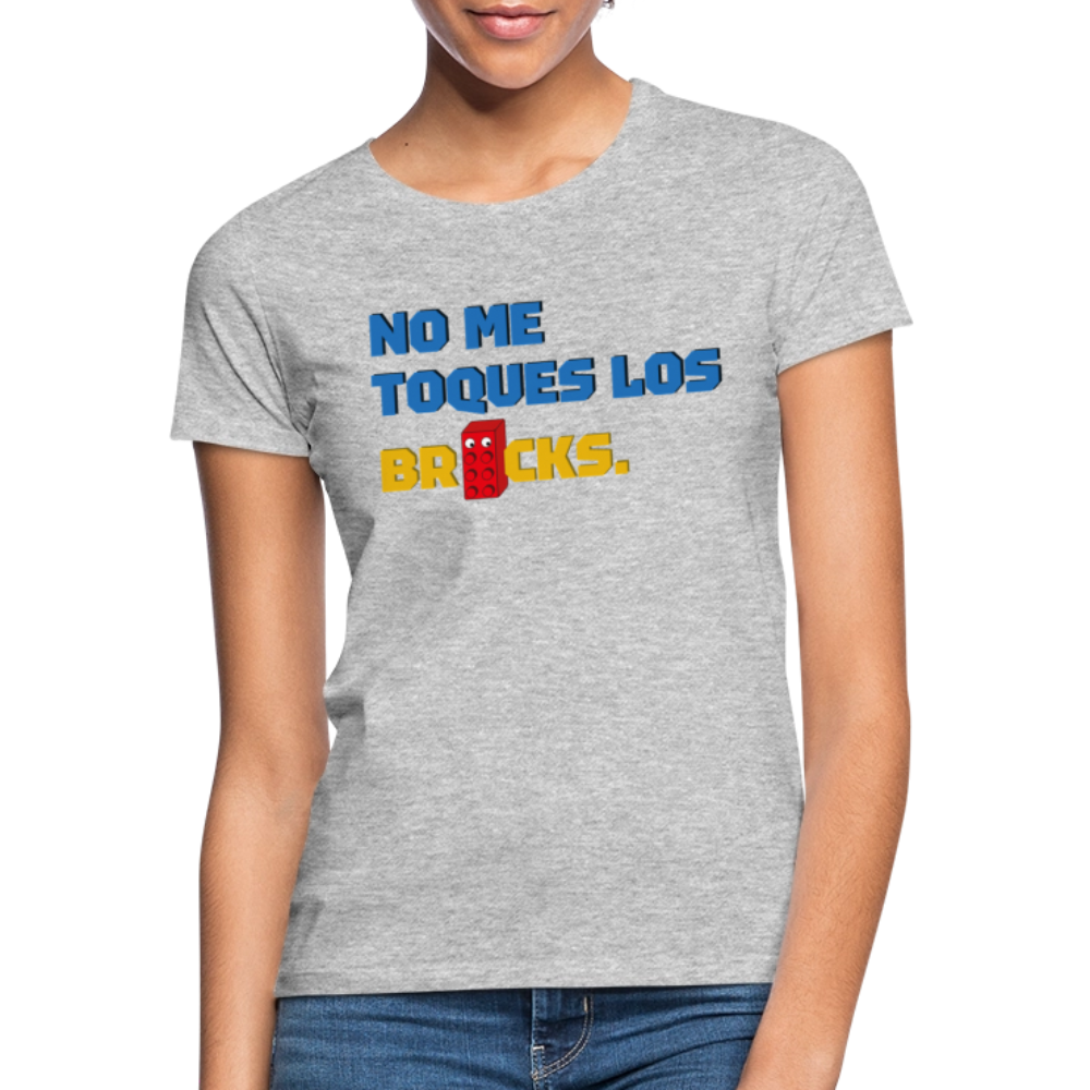 No me toques los bricks Women's T-Shirt - heather grey