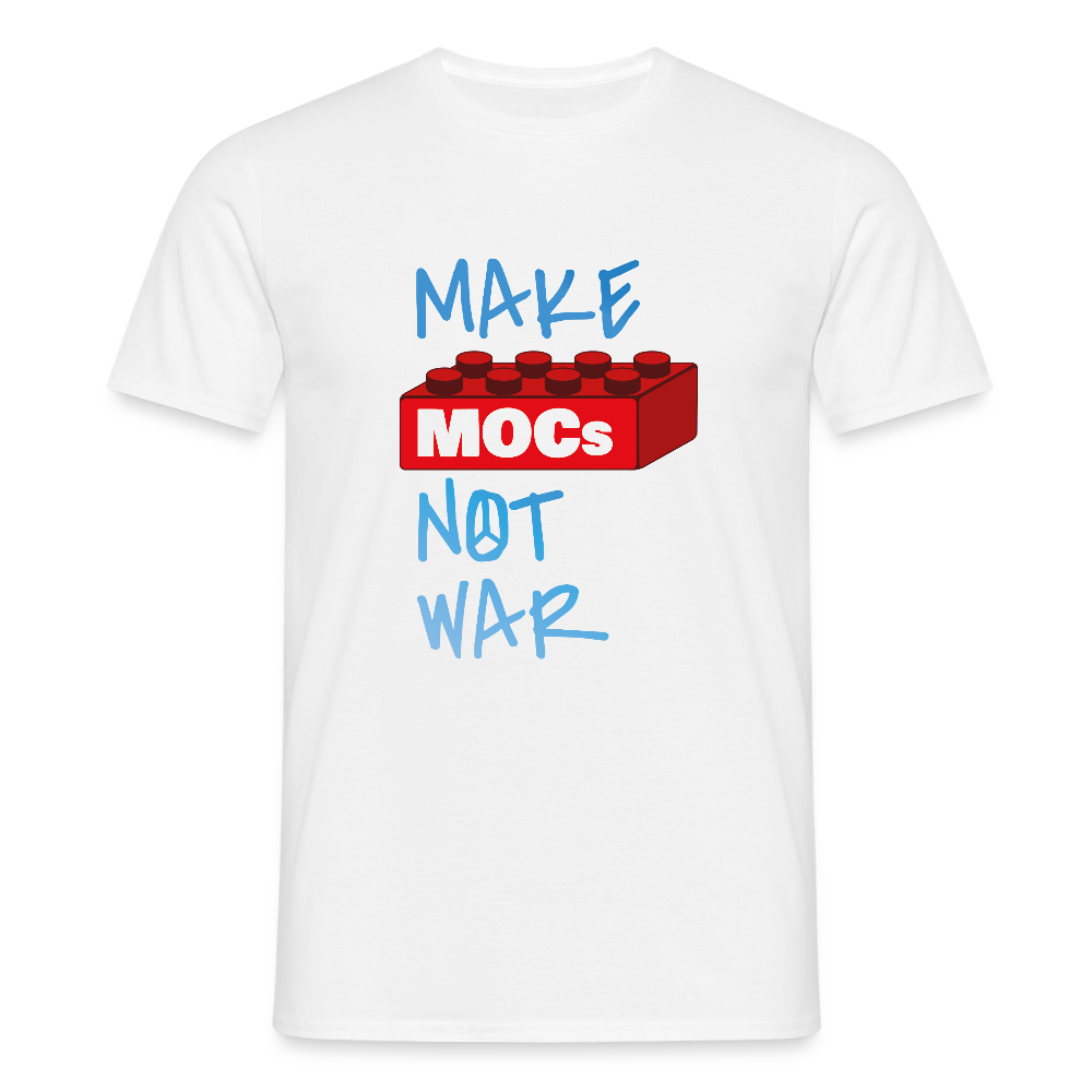 Make MOCs Not War Men's T-Shirt - white