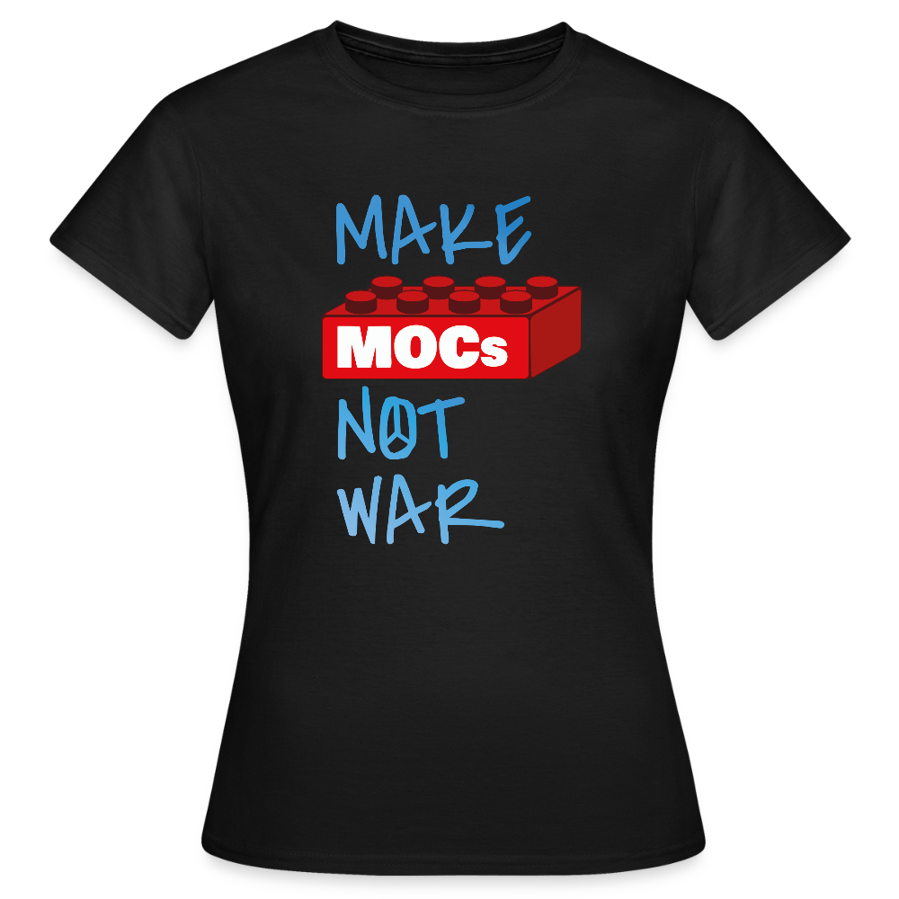 Make MOCs Not War Women's T-Shirt - black