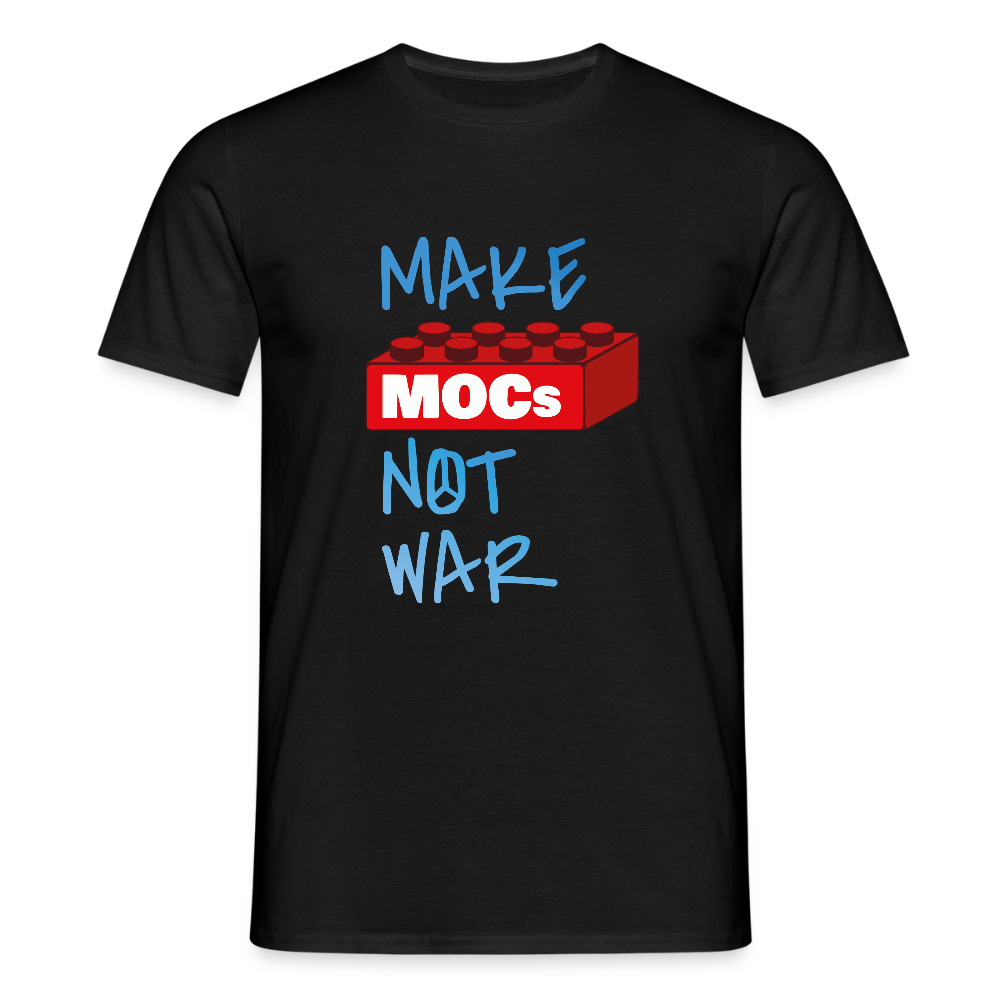 Make MOCs Not War Men's T-Shirt - black