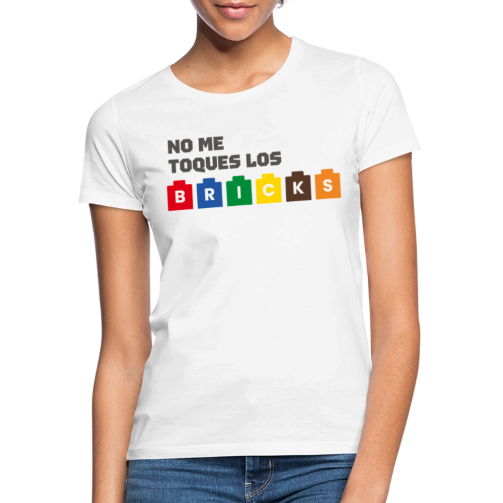 No me toques los bricks V2 Women's T-Shirt - white