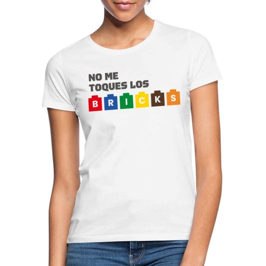 No me toques los bricks V2 Women's T-Shirt - white