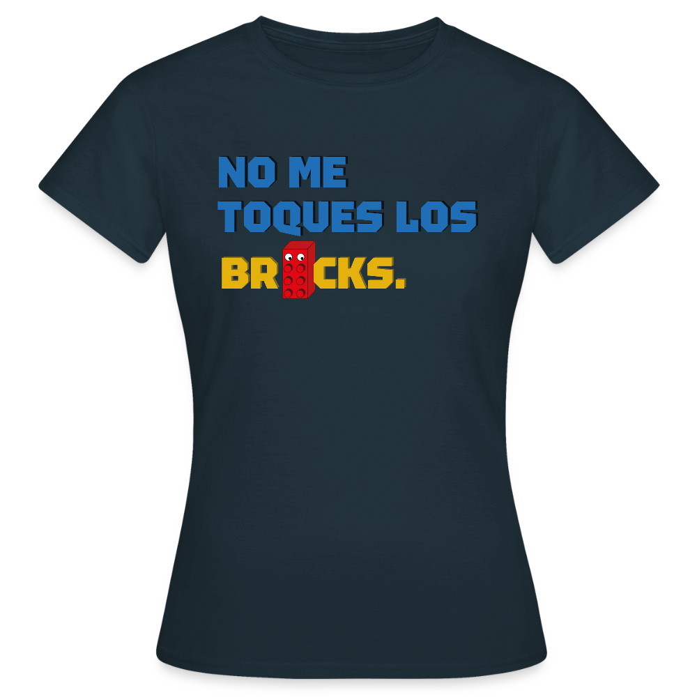 No me toques los bricks Women's T-Shirt - navy