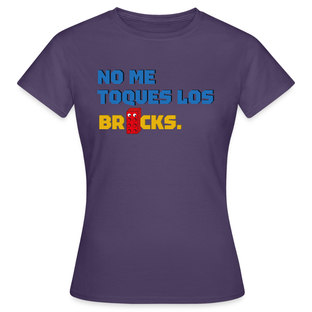 No me toques los bricks Women's T-Shirt - dark purple