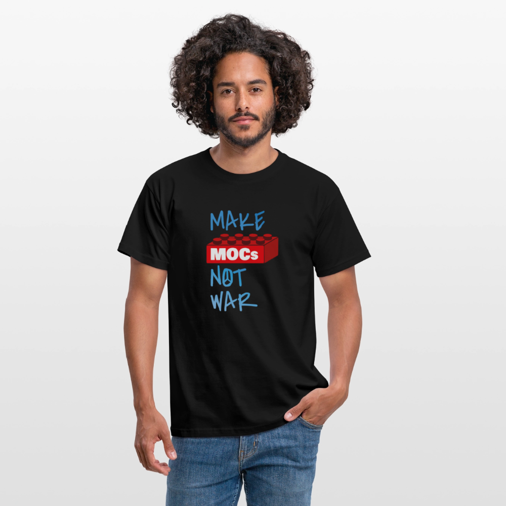 Make MOCs Not War Men's T-Shirt - black