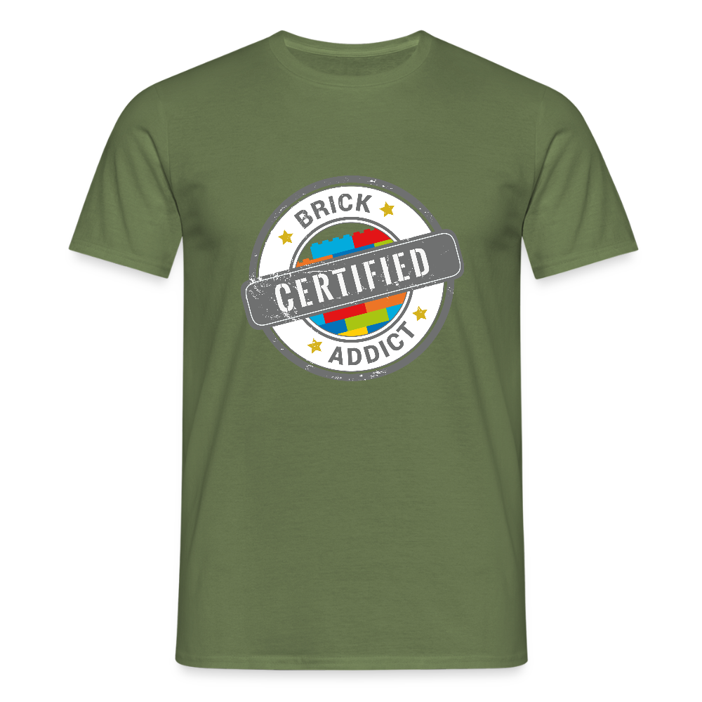 Certified Brick Addict Men's T-Shirt - military green