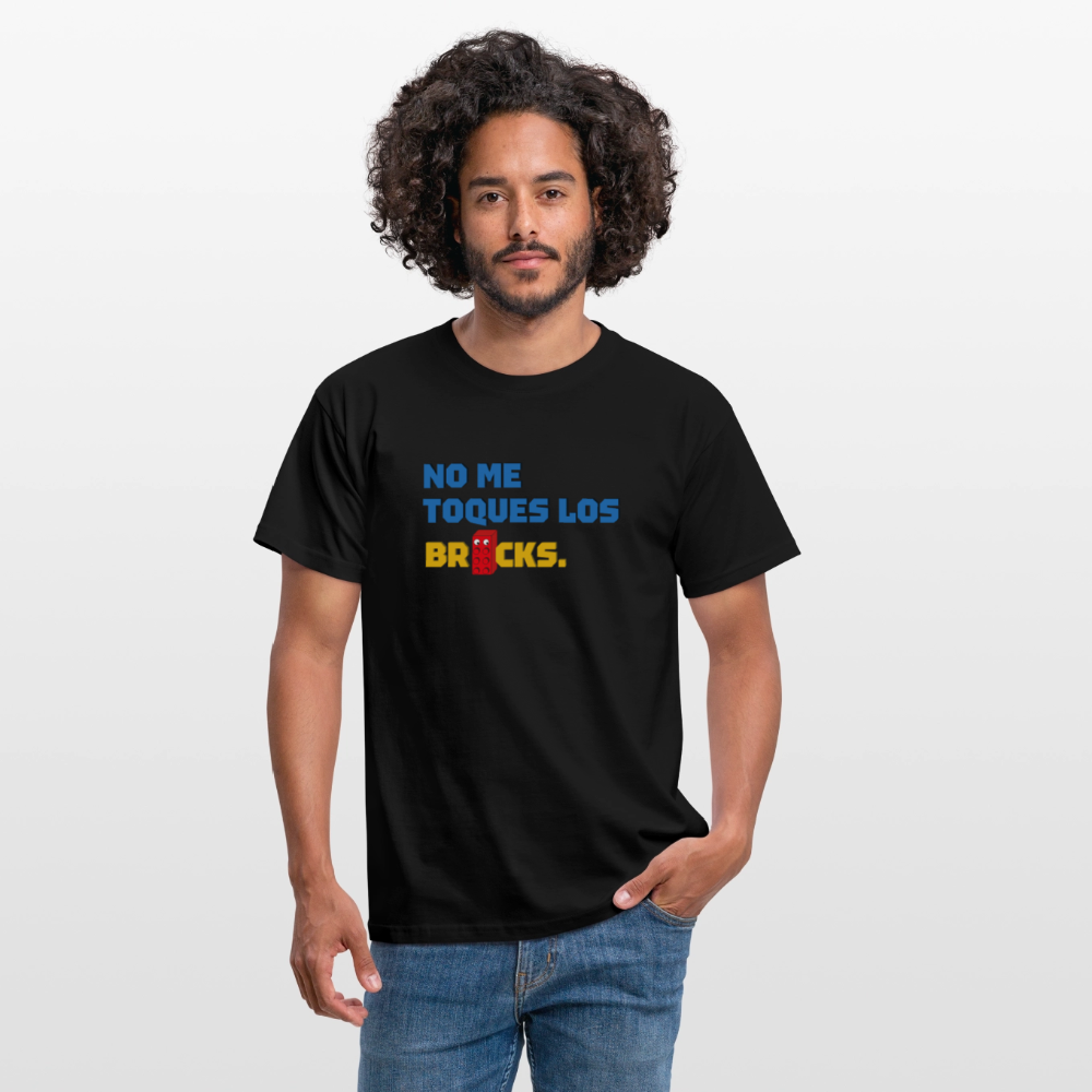 No me toques los bricks Men's T-Shirt - black