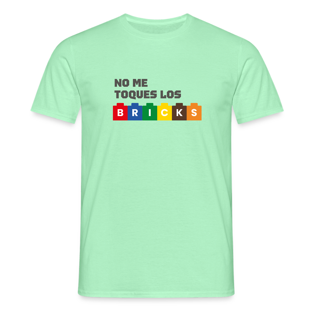 No me toques los bricks V2 Men's T-Shirt - mint green