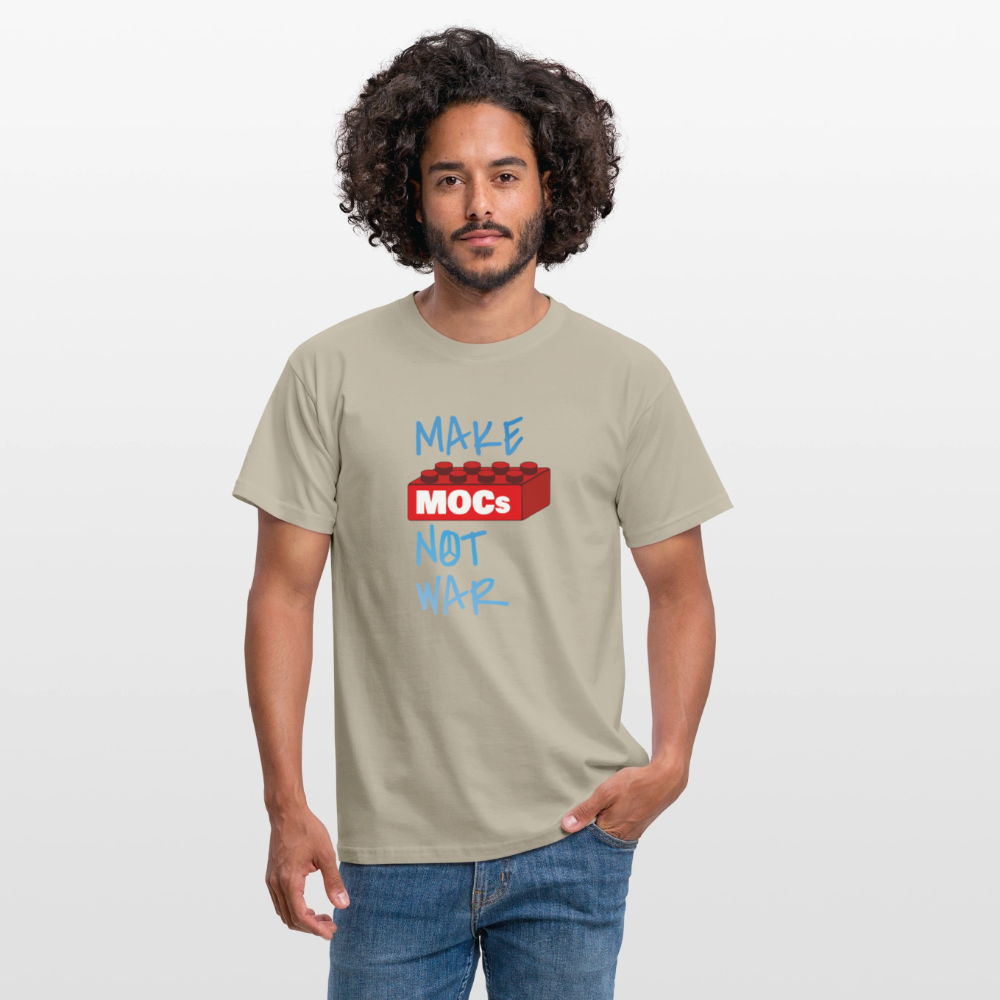 Make MOCs Not War Men's T-Shirt - sand beige