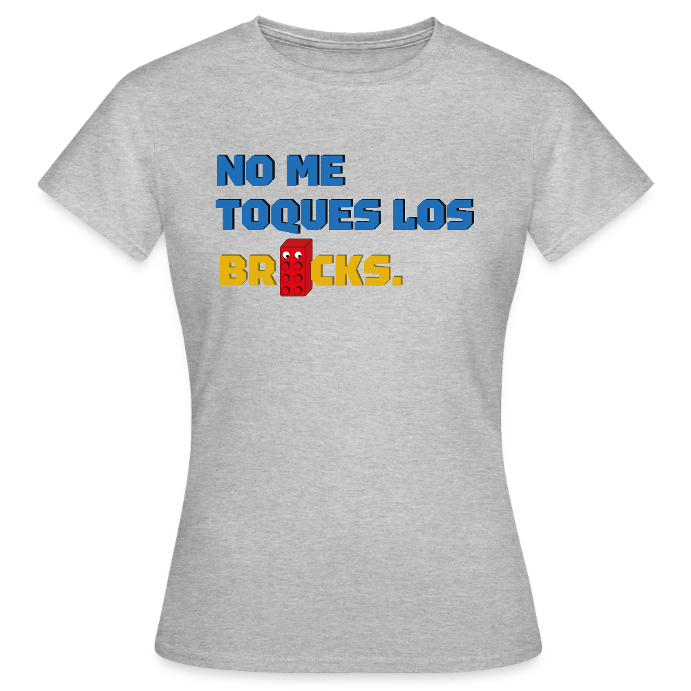 No me toques los bricks Women's T-Shirt - heather grey