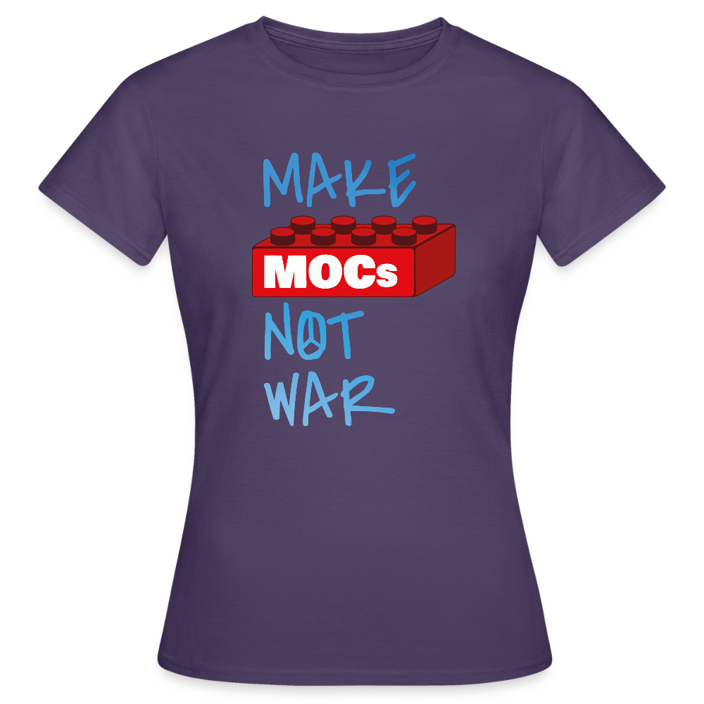 Make MOCs Not War Women's T-Shirt - dark purple