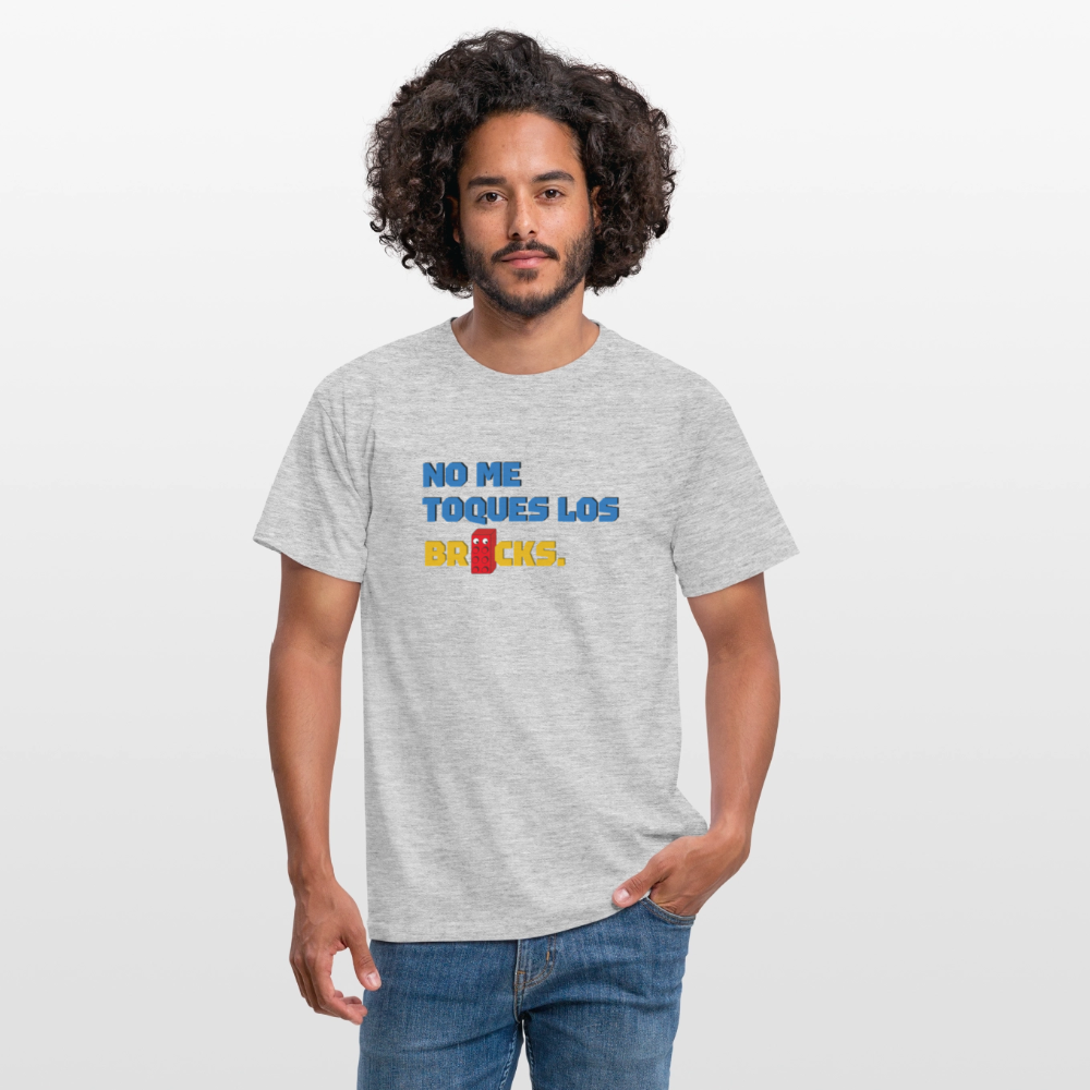 No me toques los bricks Men's T-Shirt - heather grey