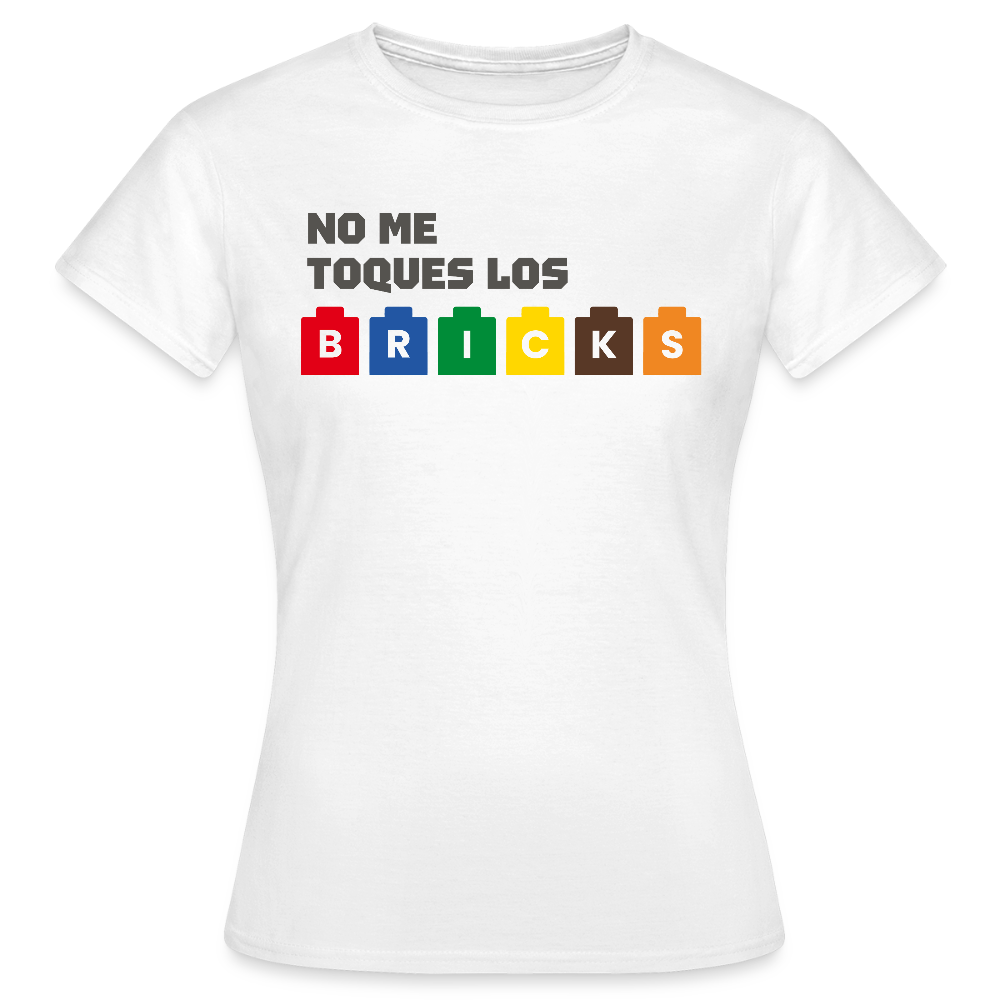 No me toques los bricks V2 Women's T-Shirt - white