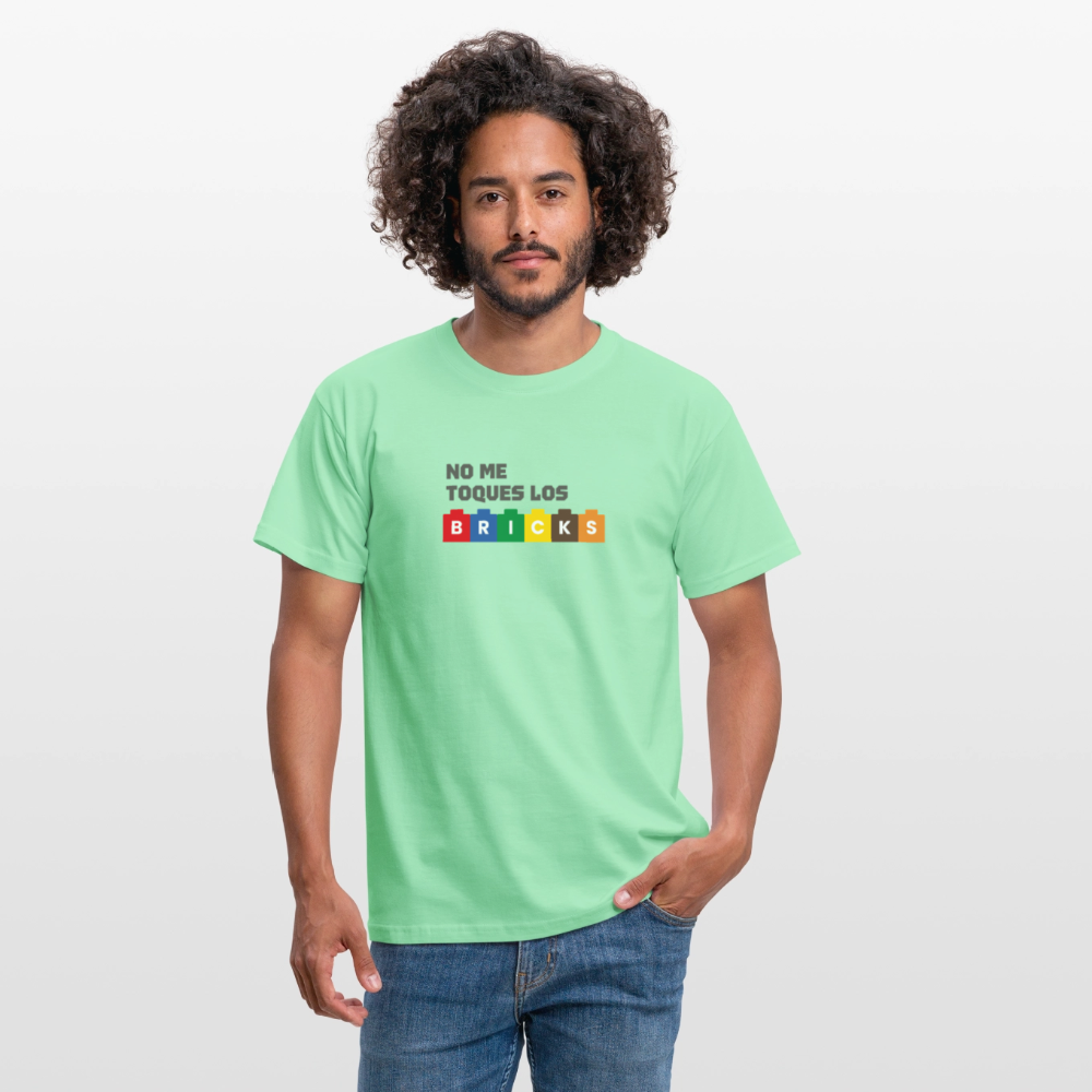 No me toques los bricks V2 Men's T-Shirt - mint green