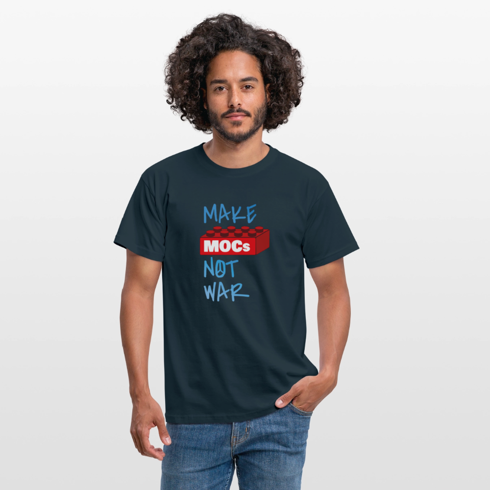Make MOCs Not War Men's T-Shirt - navy