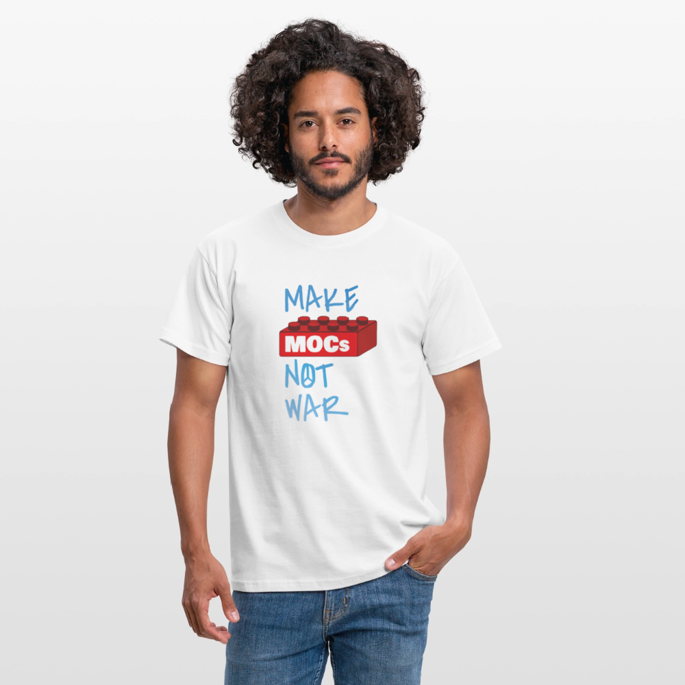 Make MOCs Not War Men's T-Shirt - white