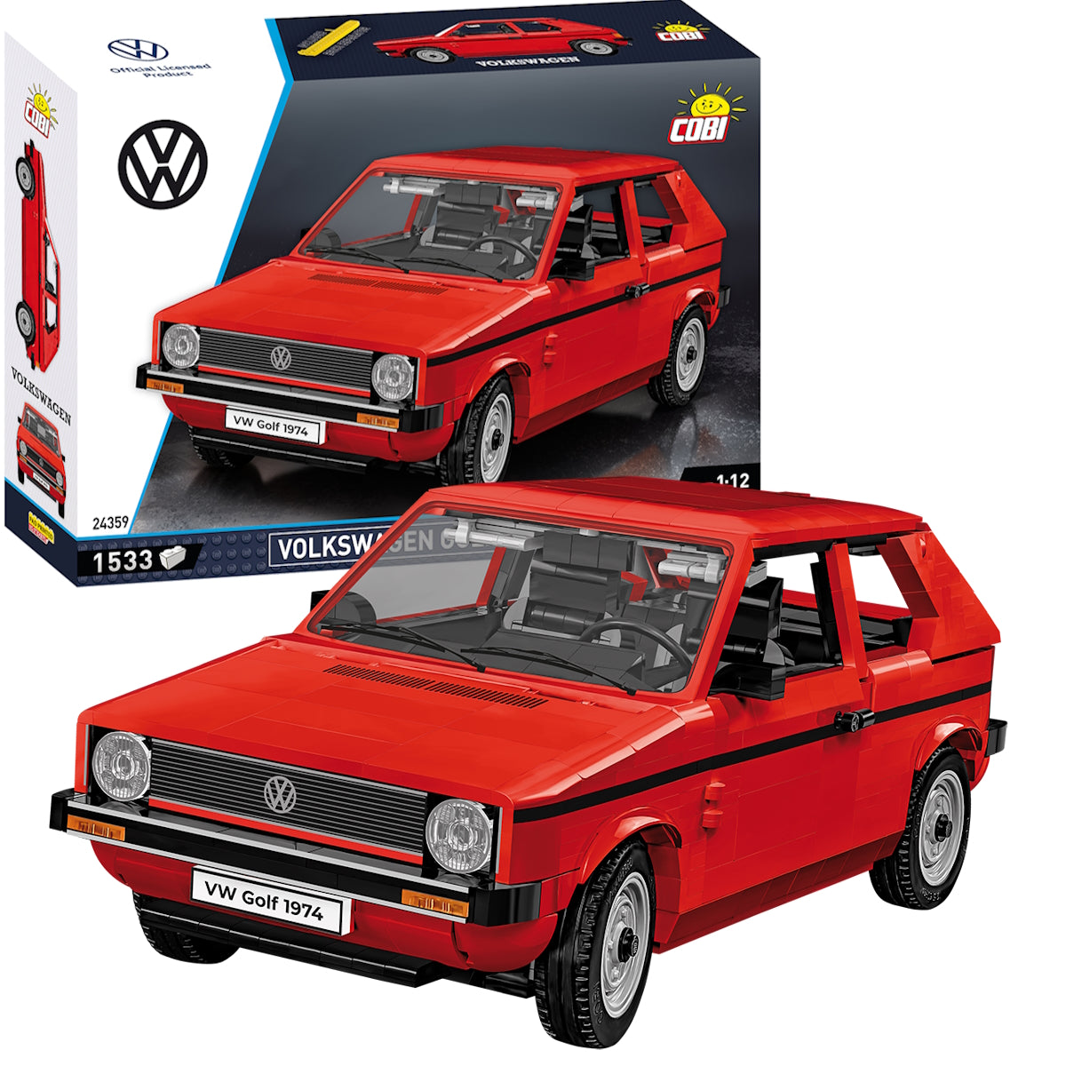 Volkswagen Golf rojo (1974-1983)