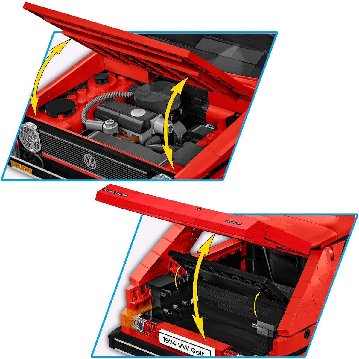 Volkswagen Golf rojo (1974-1983)