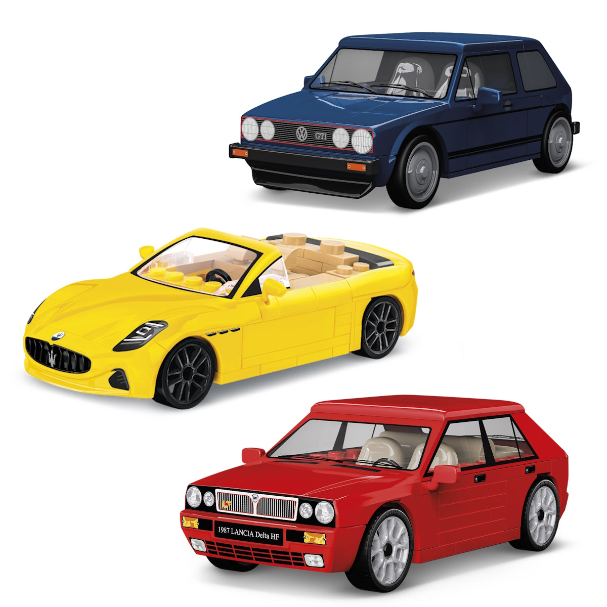 Coches Cobi pack de 3