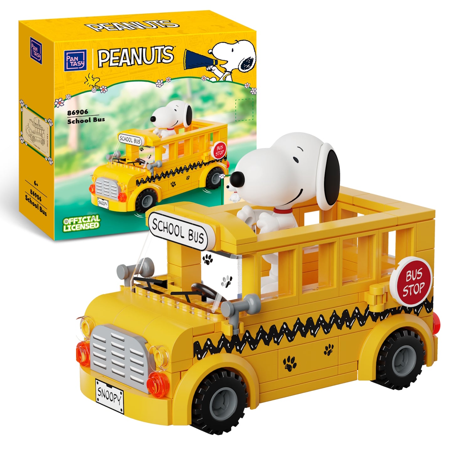 Peanuts Snoopy School Bus