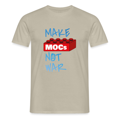 Make MOCs Not War Men's T-Shirt - sand beige