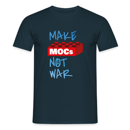 Make MOCs Not War Men's T-Shirt - navy