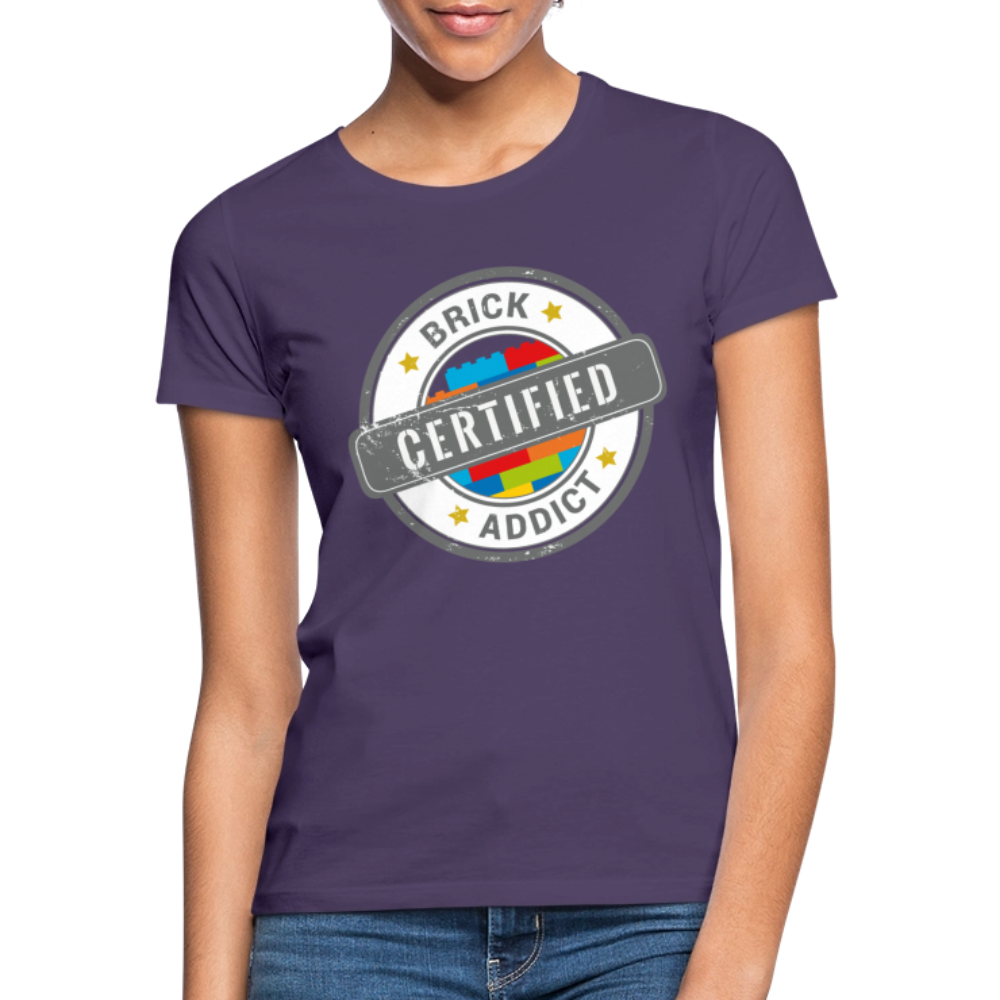 Certified Brick Addict Women's T-Shirt - dark purple