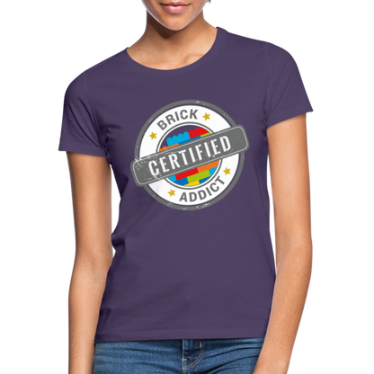 Certified Brick Addict Women's T-Shirt - dark purple