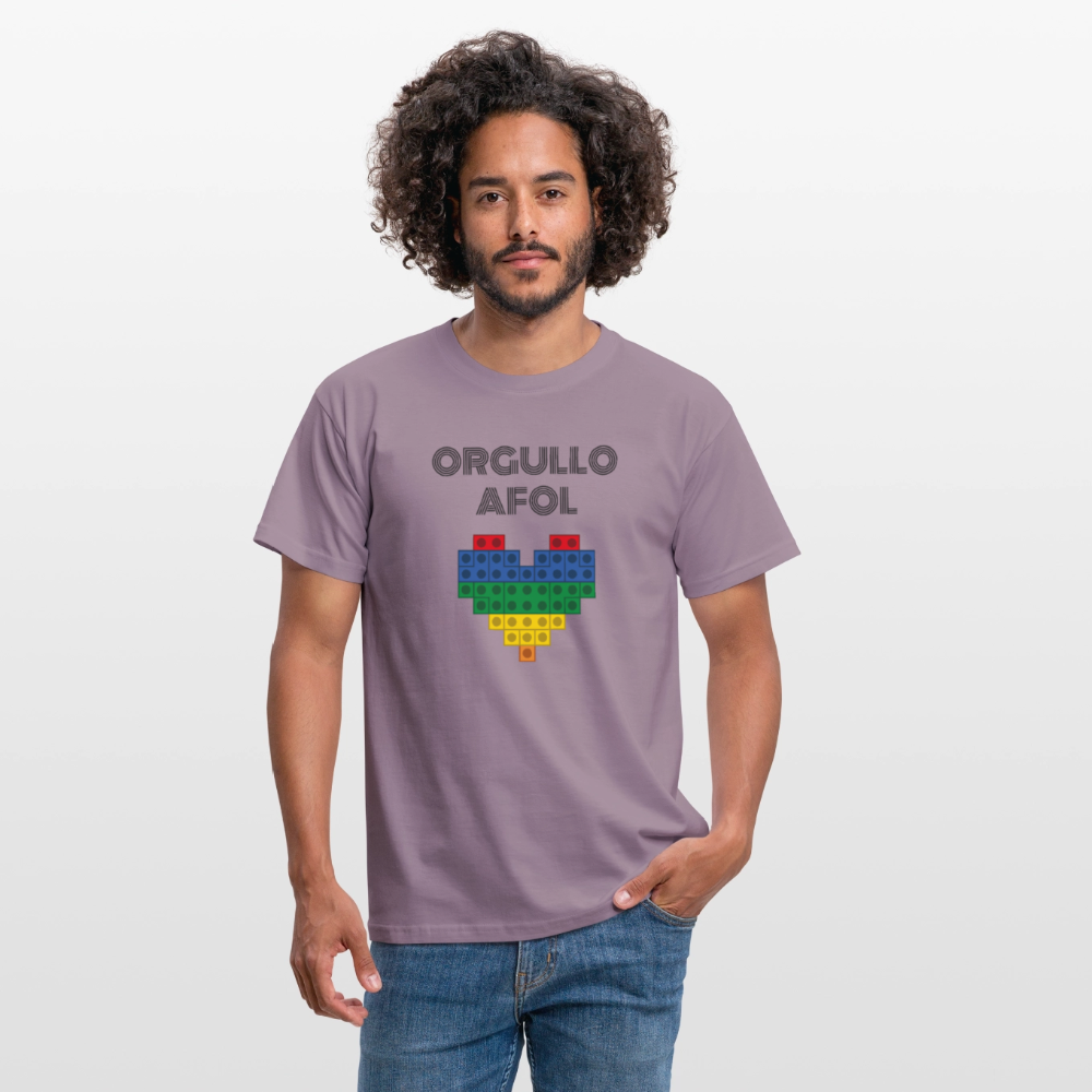 Orgullo AFOL Men's T-Shirt - purple-grey 