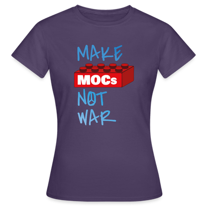 Make MOCs Not War Women's T-Shirt - dark purple