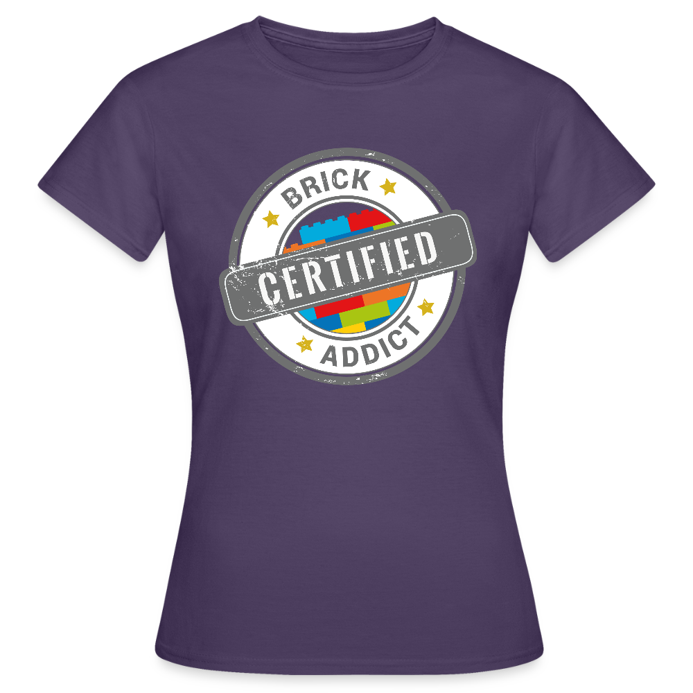 Certified Brick Addict Women's T-Shirt - dark purple