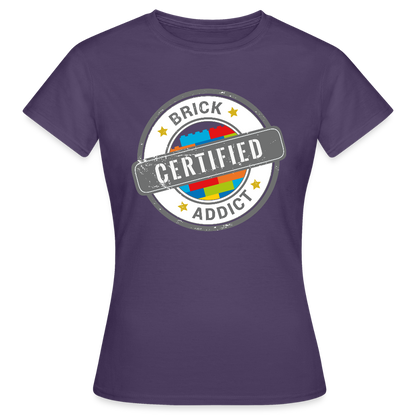 Certified Brick Addict Women's T-Shirt - dark purple