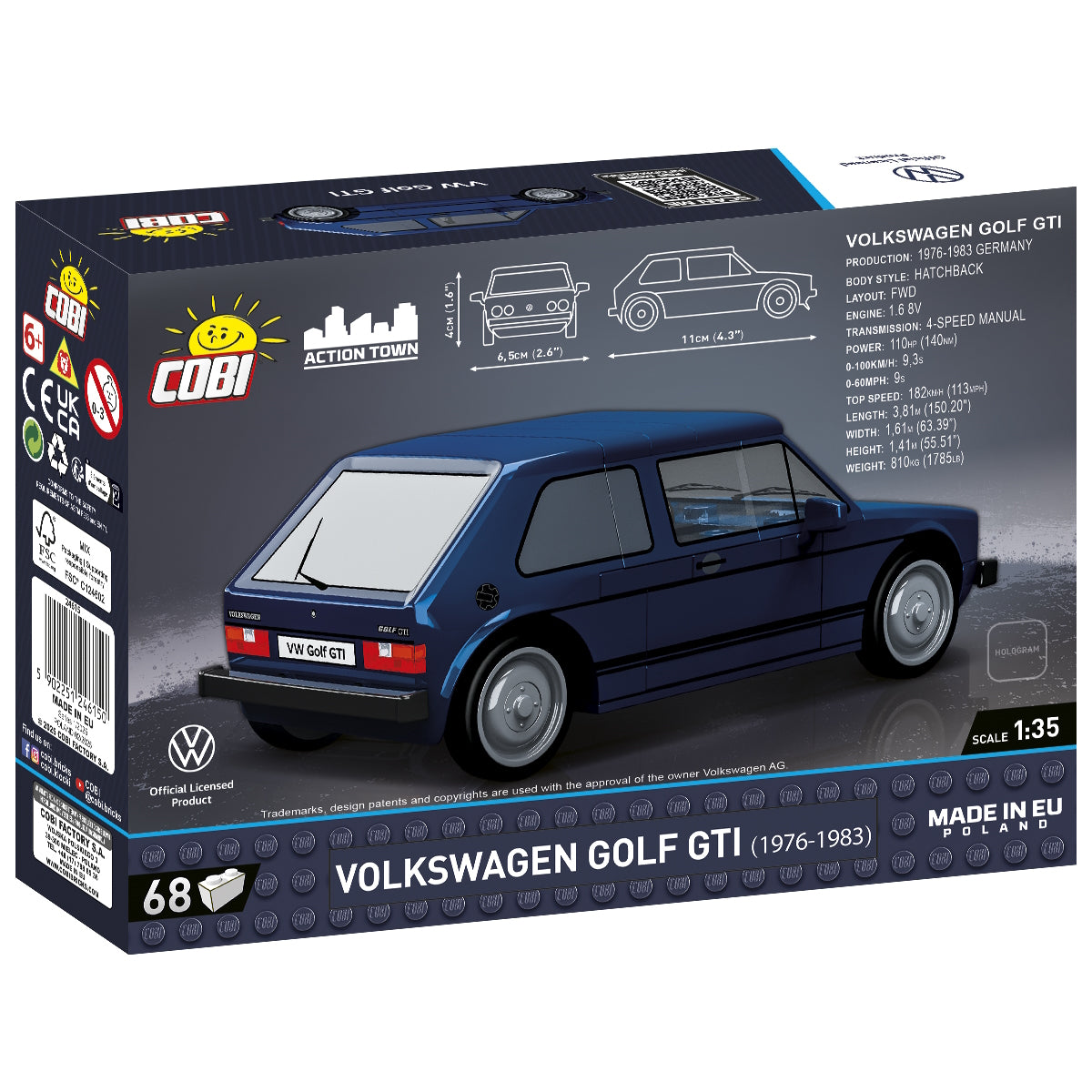 Volkswagen Golf GTI 1976-1983 - Blue