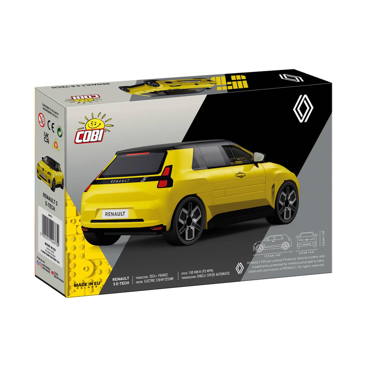 Renault 5 E-Tech (Amarillo)