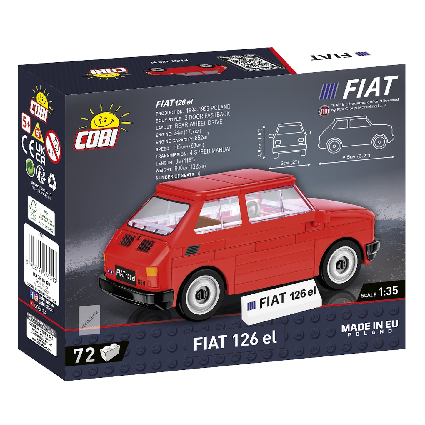 Cobi Fiat 126P EL (COBI-24531)