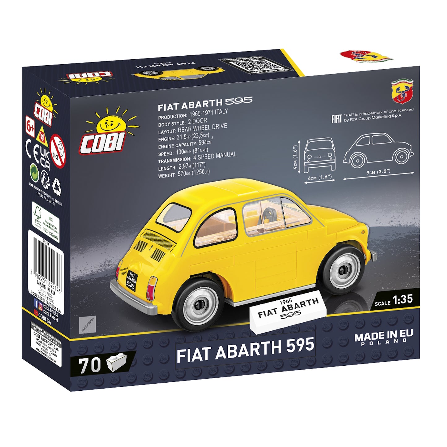 Cobi Fiat Abarth 595 (COBI-24514)