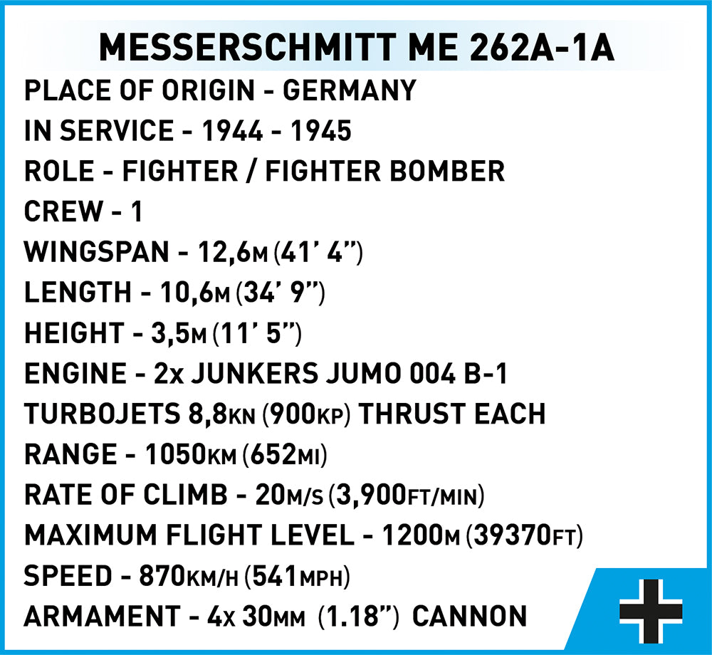 Messerschmitt ME 262A-1a