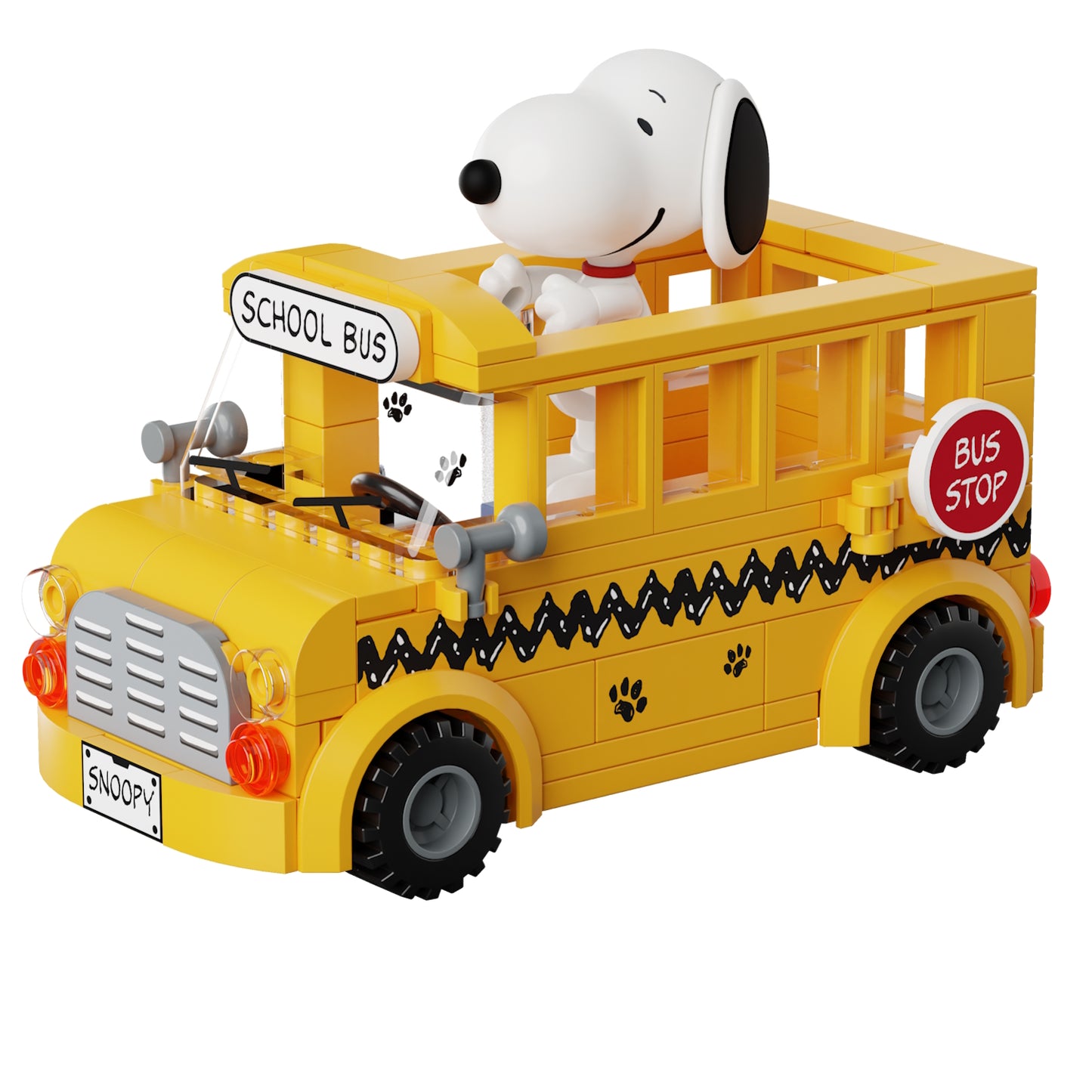 Peanuts Snoopy School Bus