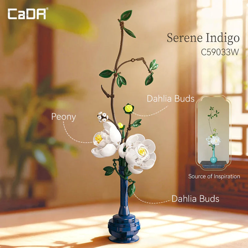PRE-ORDER: Serene Indigo Floral Arrangement