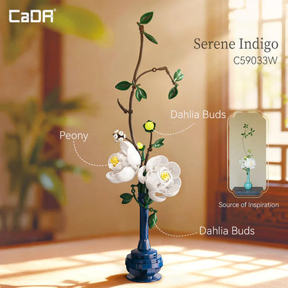PRE-ORDER: Serene Indigo Floral Arrangement